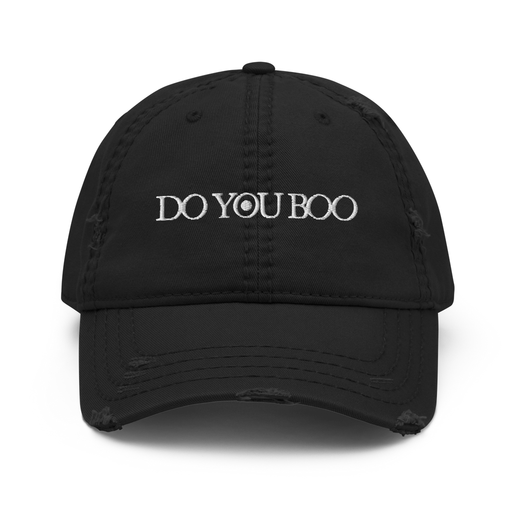 DO YOU BOO | UNISEX DISTRESSED DAD HAT