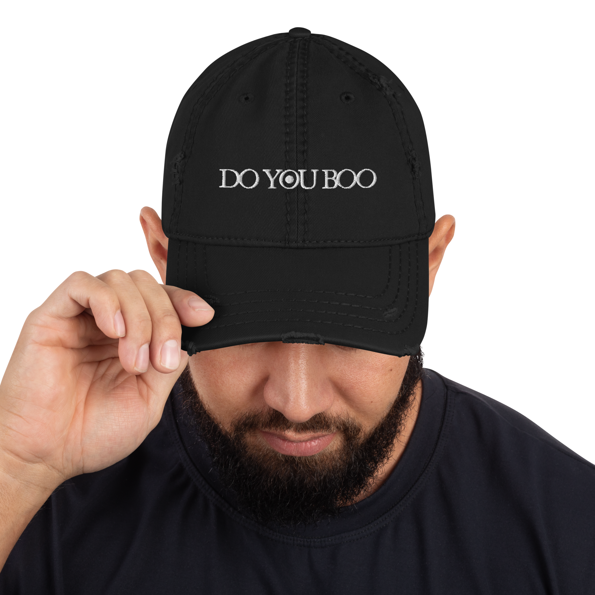 DO YOU BOO | UNISEX DISTRESSED DAD HAT