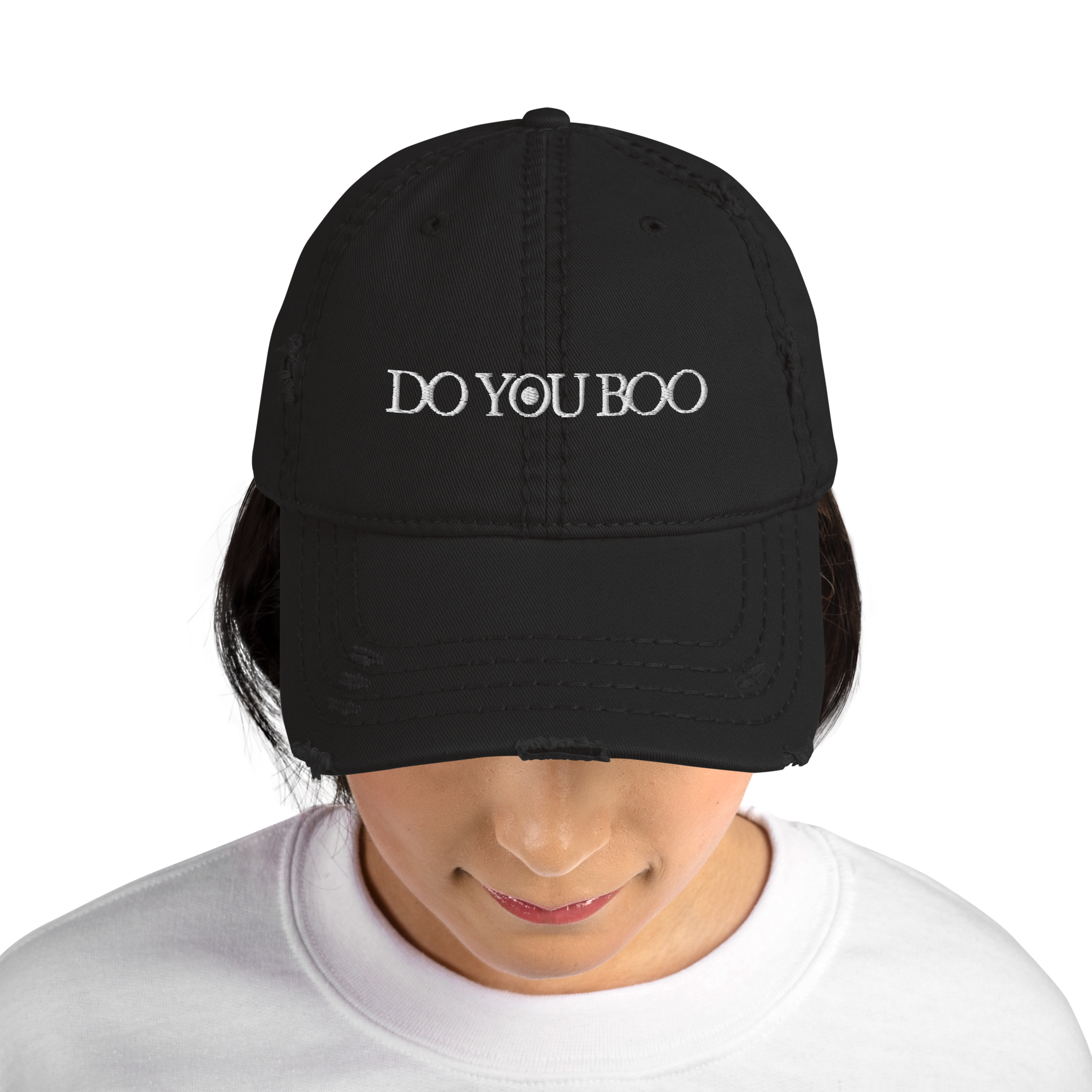 DO YOU BOO | UNISEX DISTRESSED DAD HAT