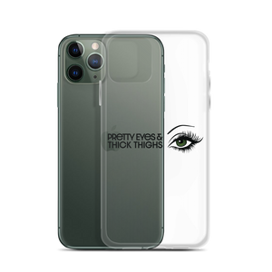 Pretty Eyes & Thick Thighs | Green | iPhone Case