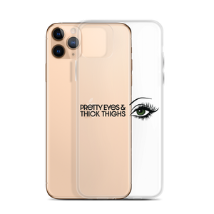 Pretty Eyes & Thick Thighs | Green | iPhone Case