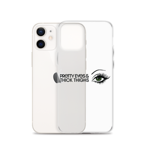 Pretty Eyes & Thick Thighs | Green | iPhone Case