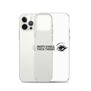 Pretty Eyes & Thick Thighs | Green | iPhone Case