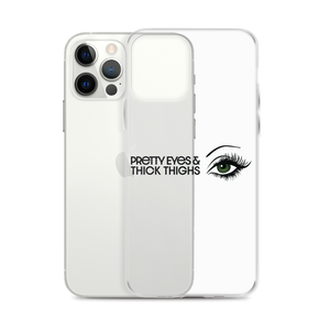 Pretty Eyes & Thick Thighs | Green | iPhone Case