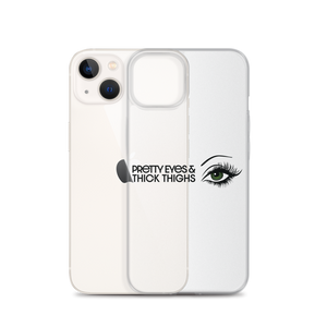 Pretty Eyes & Thick Thighs | Green | iPhone Case