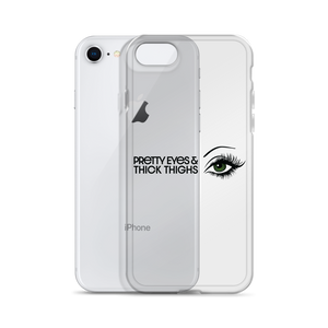 Pretty Eyes & Thick Thighs | Green | iPhone Case