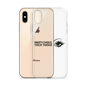 Pretty Eyes & Thick Thighs | Green | iPhone Case