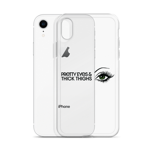 Pretty Eyes & Thick Thighs | Green | iPhone Case