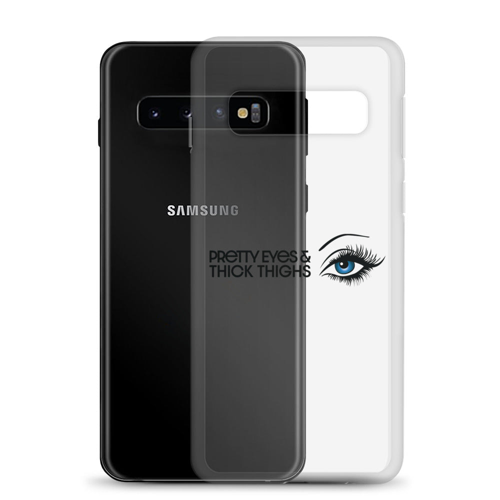 Pretty Eyes & Thick Thighs | Dark Blue | Samsung Case