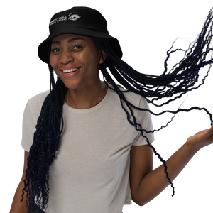 PRETTY EYES & THICK THIGHS | UNISEX TERRY CLOTH BUCKET HAT