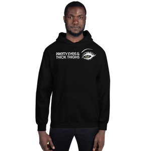 Pretty Eyes & Thick Thighs | Green | Unisex Hoodie